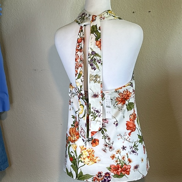 J.CREW COLLECTION NWT HALTER TOO IN RATTI TROPICAL FLORAL 💯 COTTON SZ S - Picture 5 of 16